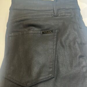 Black shinny Skinny Jeans